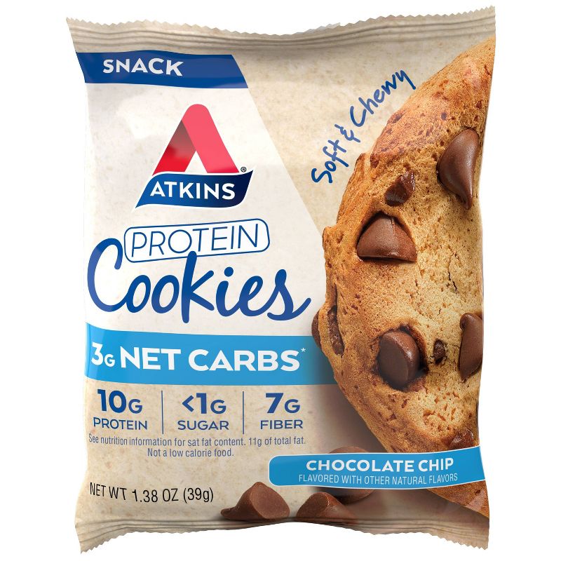 Atkins Cookie - Chocolate Chip - 4pk