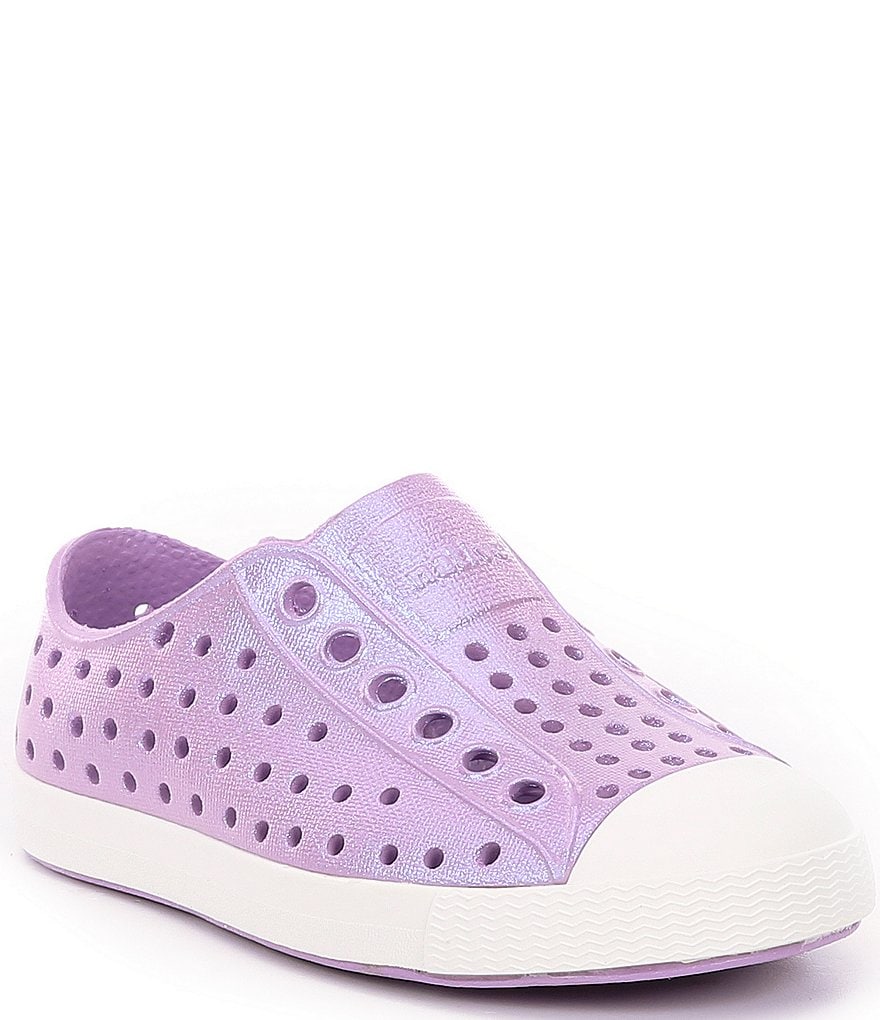 Native Girls' Jefferson Iridescent Slip-On Sneakers (Infant)