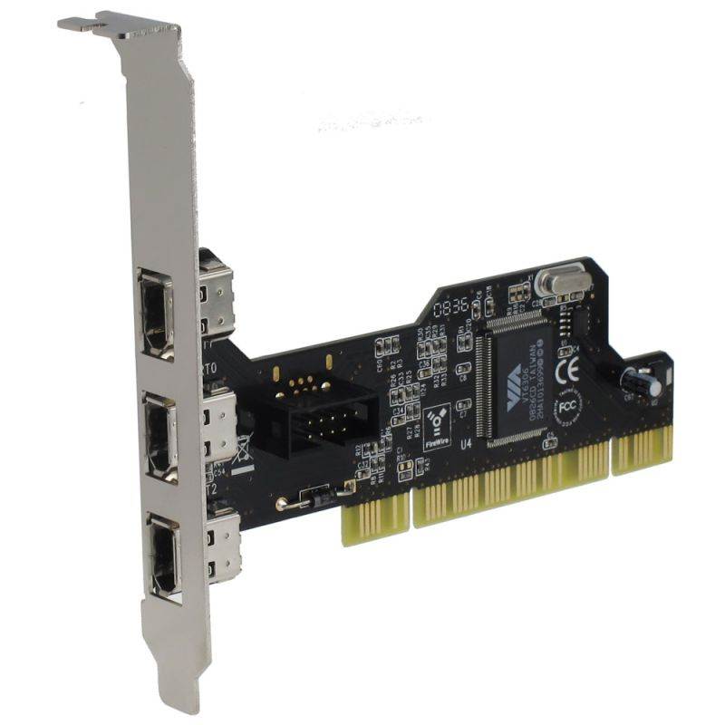 Sedna PCI 3 + 1 Port 1394A (Firewire) Adapter Card