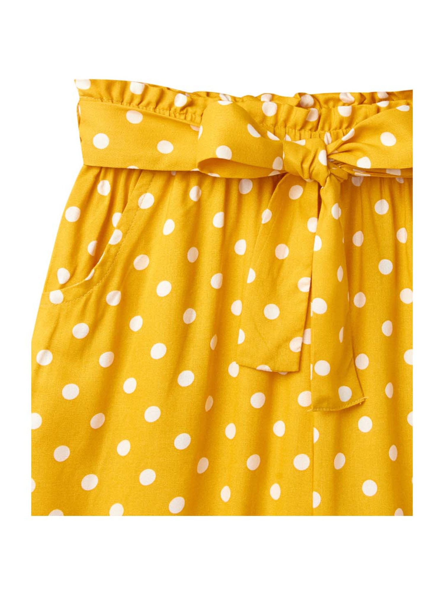 Cub McPaws Kids Yellow Printed Jumpsuit