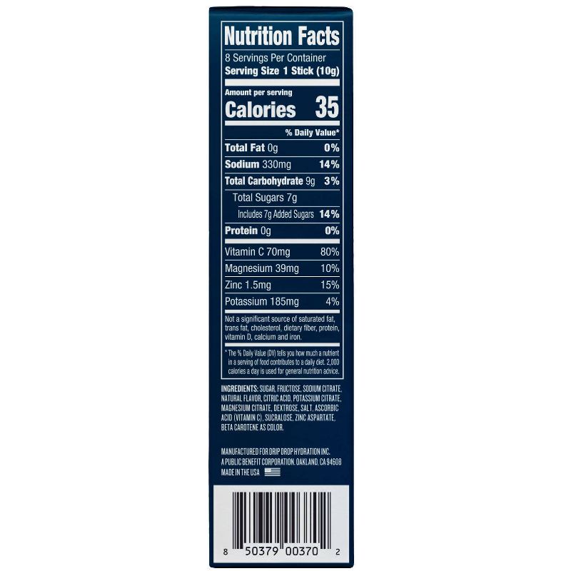 DripDrop ORS 10g Electrolyte Powder - Orange - 8ct