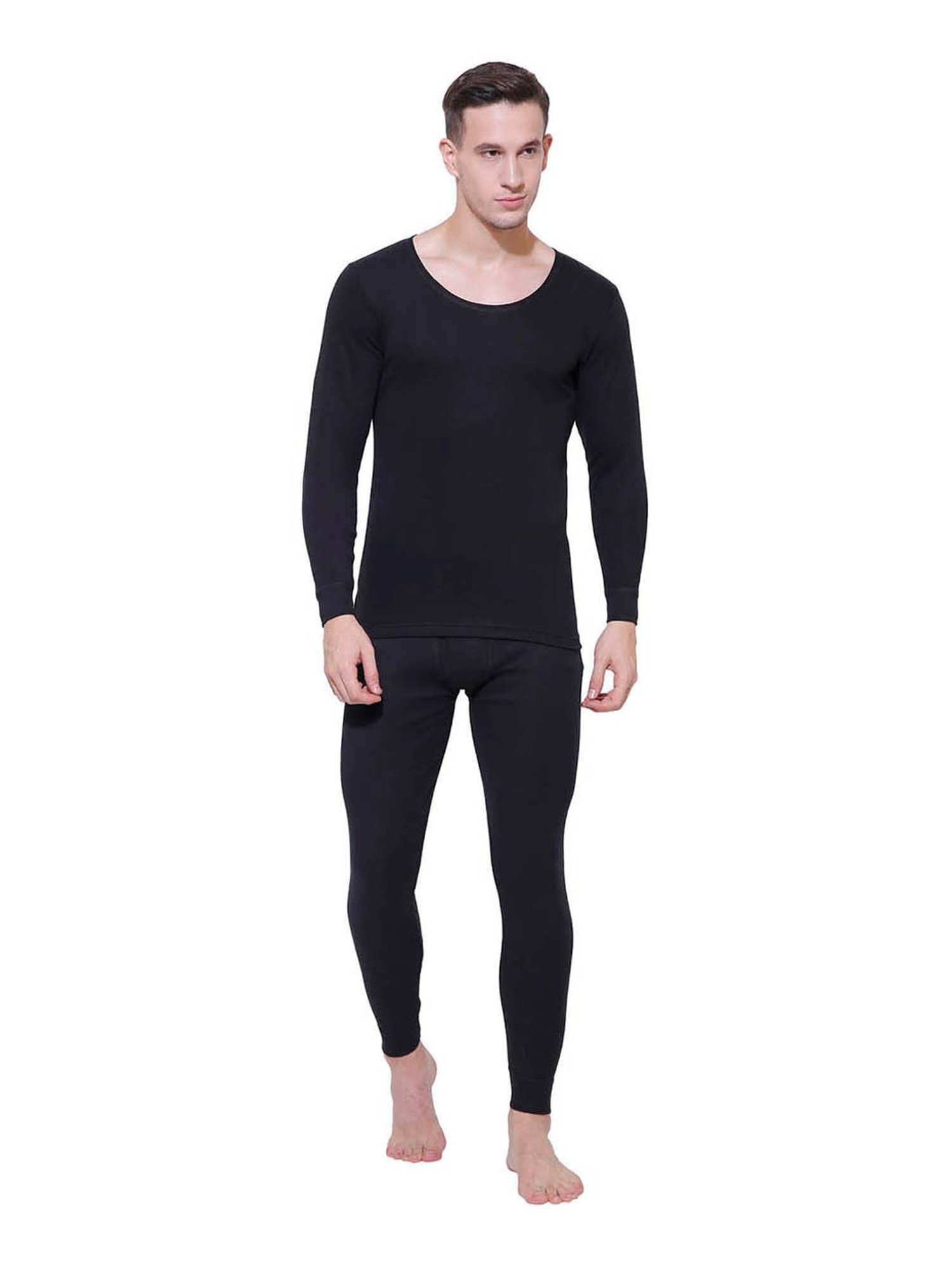 Bodycare Insider Black Regular Fit Thermal Top