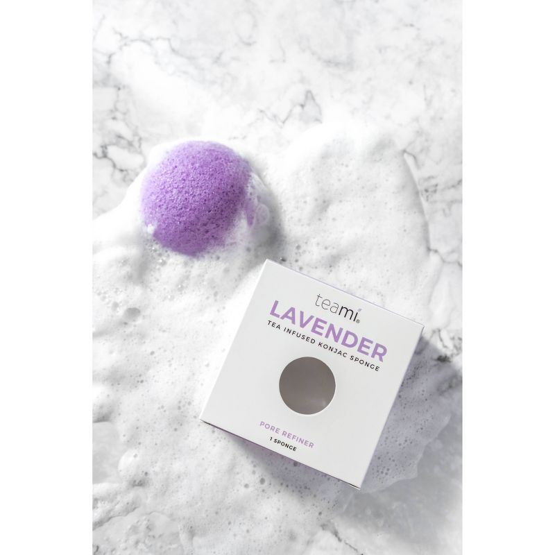 Teami Tea Infused Konjac Sponges - Lavender - 1ct