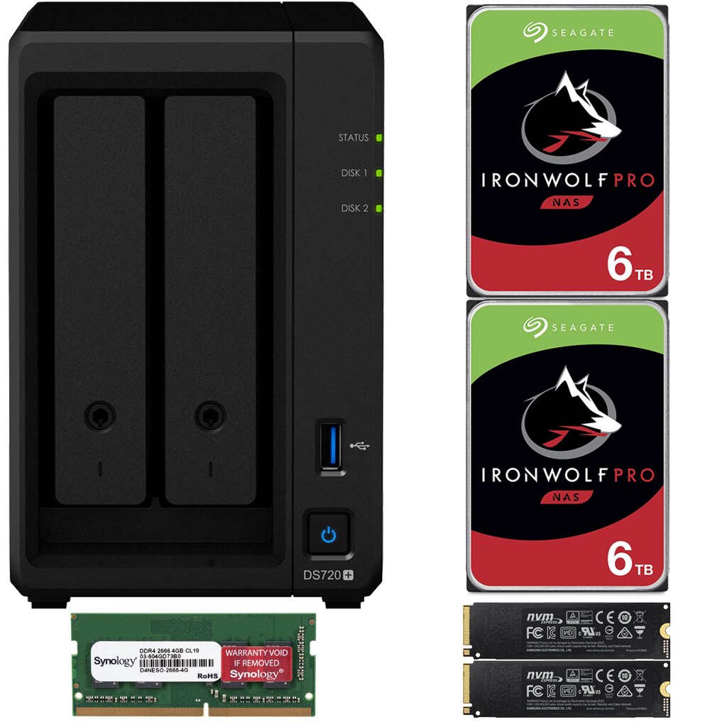 Synology 2 Bay Network Video Recorder NVR1218 (Diskless)