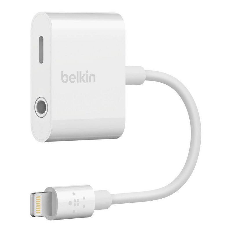Belkin 3.5mm Audio + Charge RockStar Adapter - White