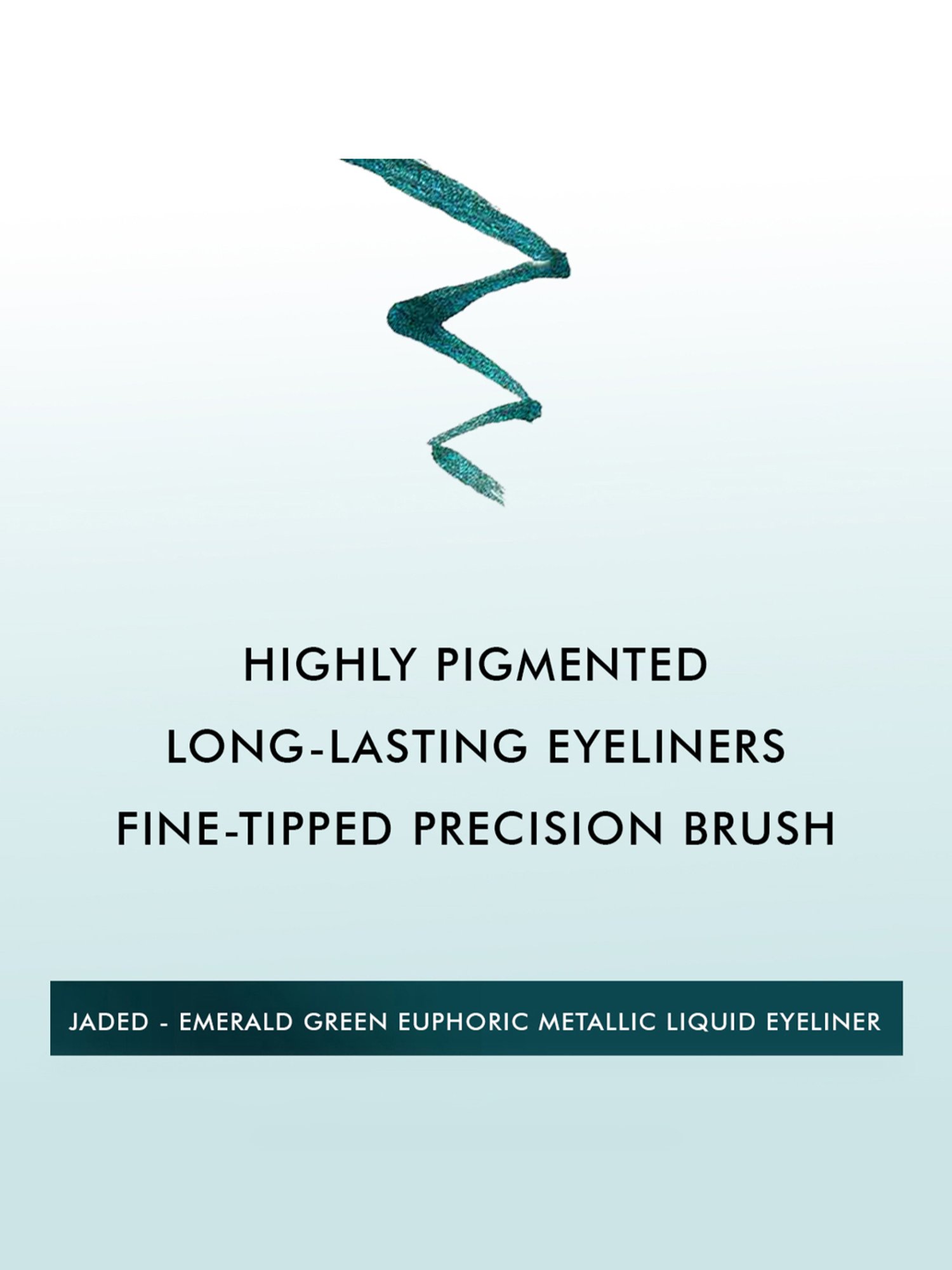 Barry M Euphoric Metallic Liquid Eyeliner Jaded - 2 ml