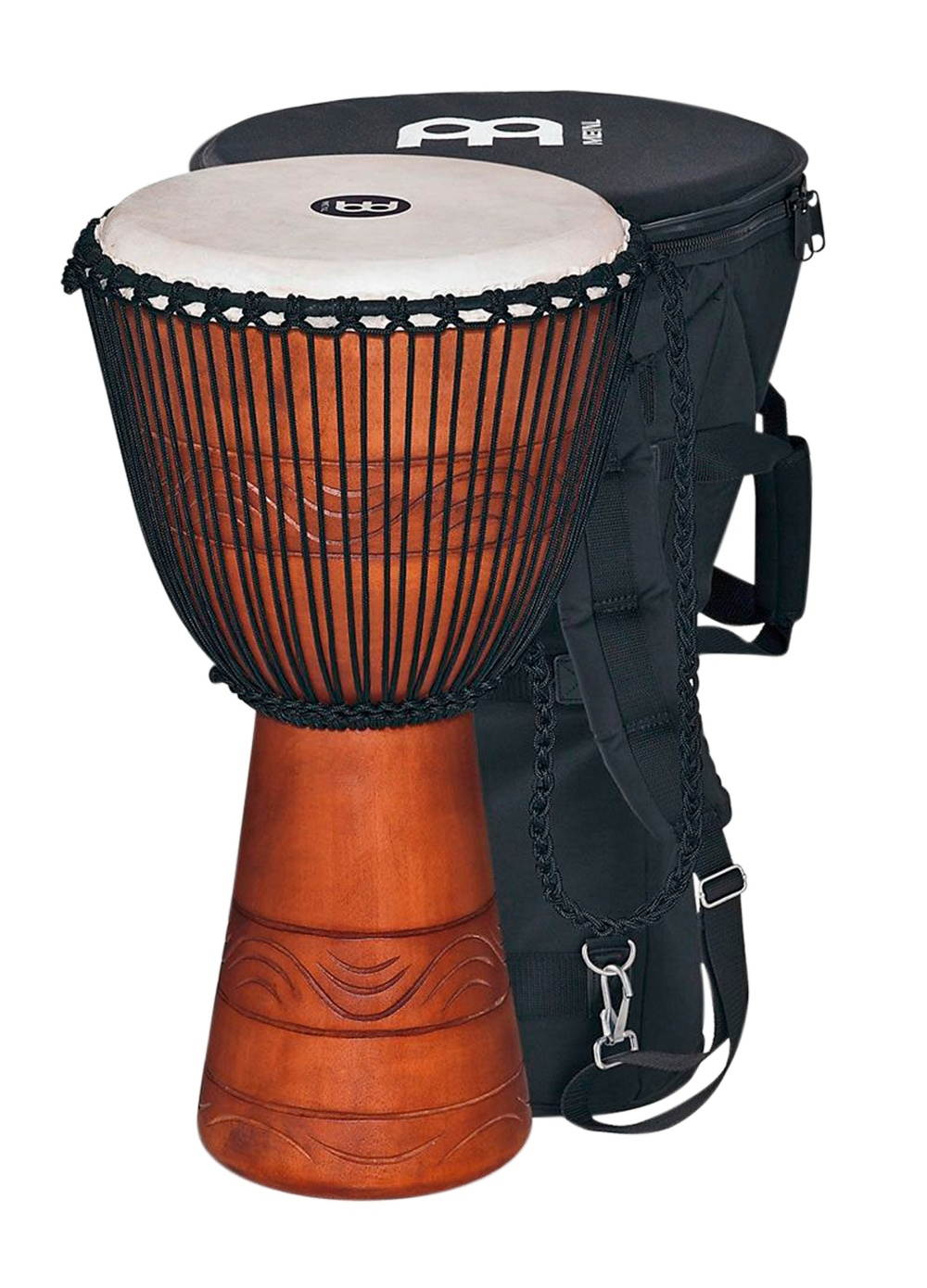 Meinl African Style Rope Tuned Djembe, 12? with Bag, Water Series