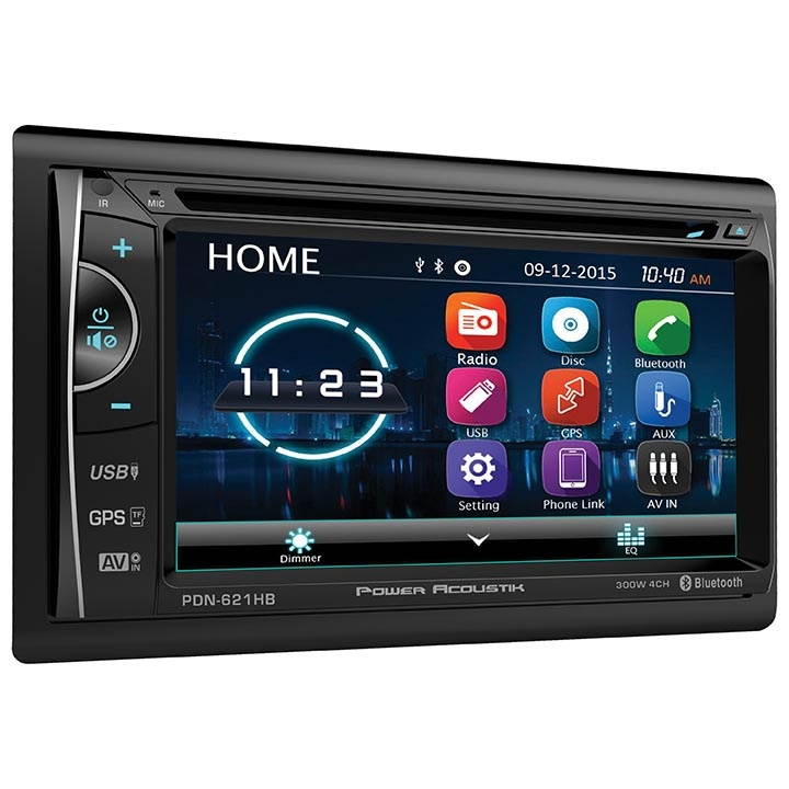 Power Acoustik Pdn-621hb 2din Dvd Incite Gps 6.2in