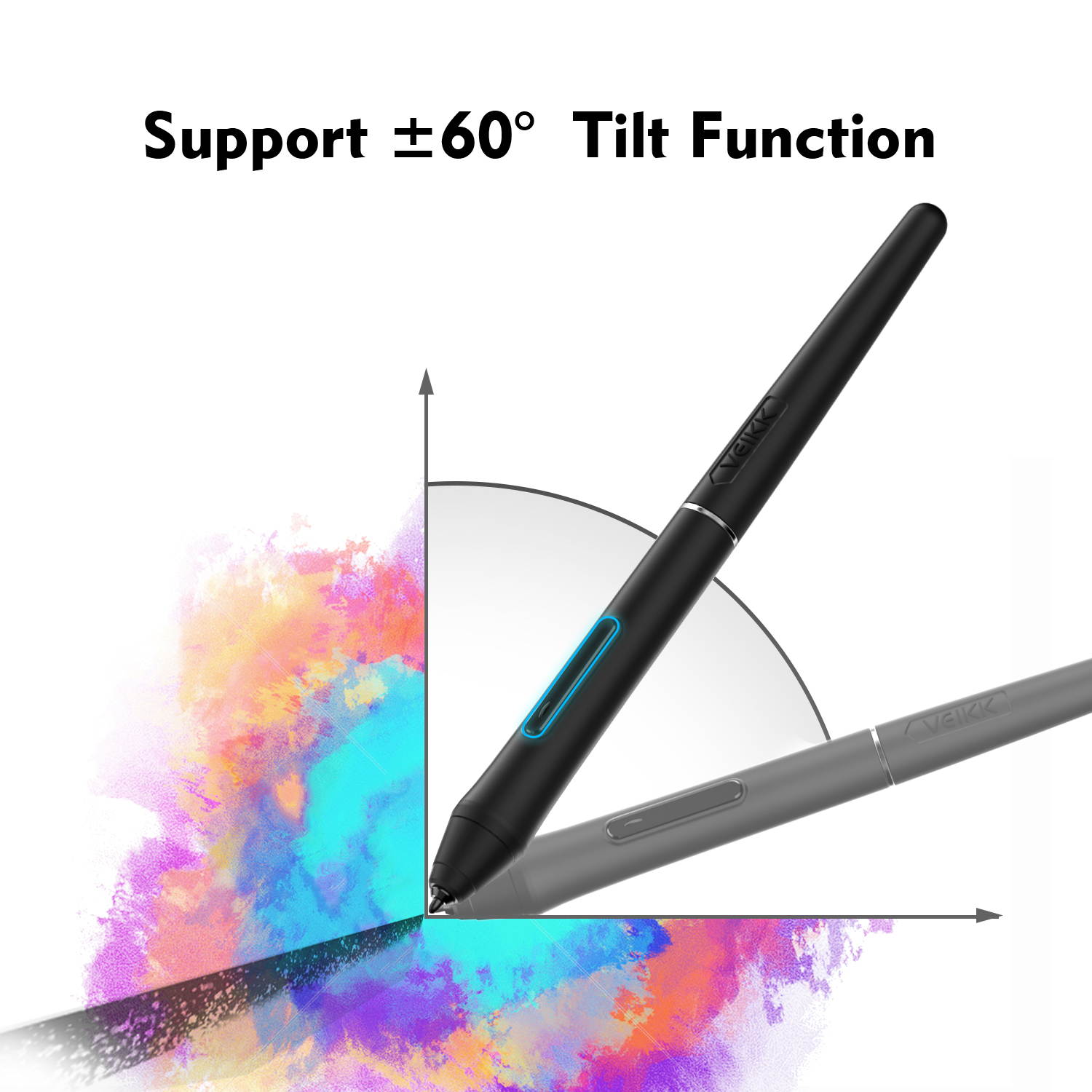 Huion KAMVAS Pro 13 GT-133 Pen Display Drawing Monitor 13.3 Inches Tilt Function Battery-Free Stylus 8192 Pen Pressure(Stand Included)