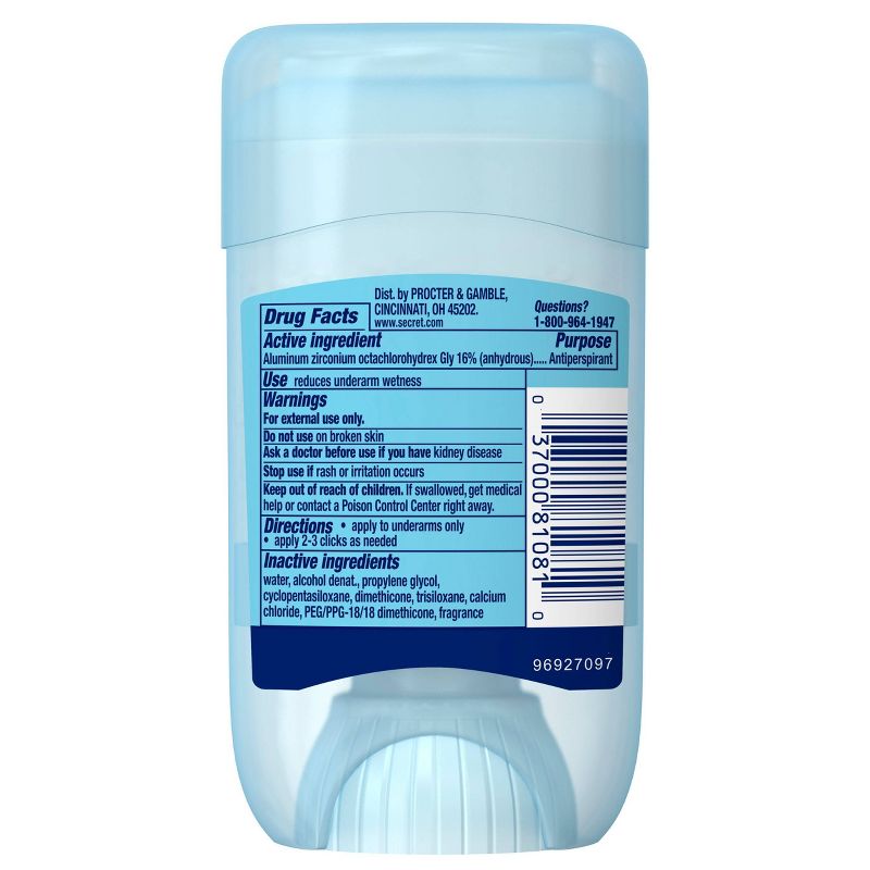 Secret Fresh Deodorant Clear Gel Luxe Lavender - Trial Size - 1.6oz