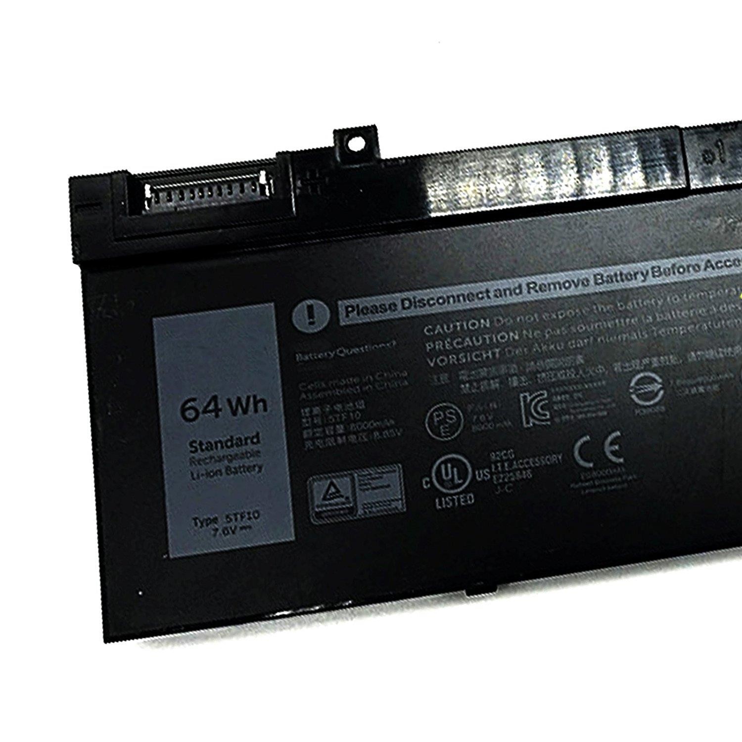 64Wh 5TF10 Built-in Battery for Dell 5TF10 Series Laptop 7.6V 8000mAh