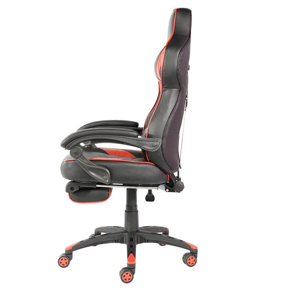 RESPAWN Sidewinder Gaming Chair, PU Leather, in Rage Red (RSP-125-RED)