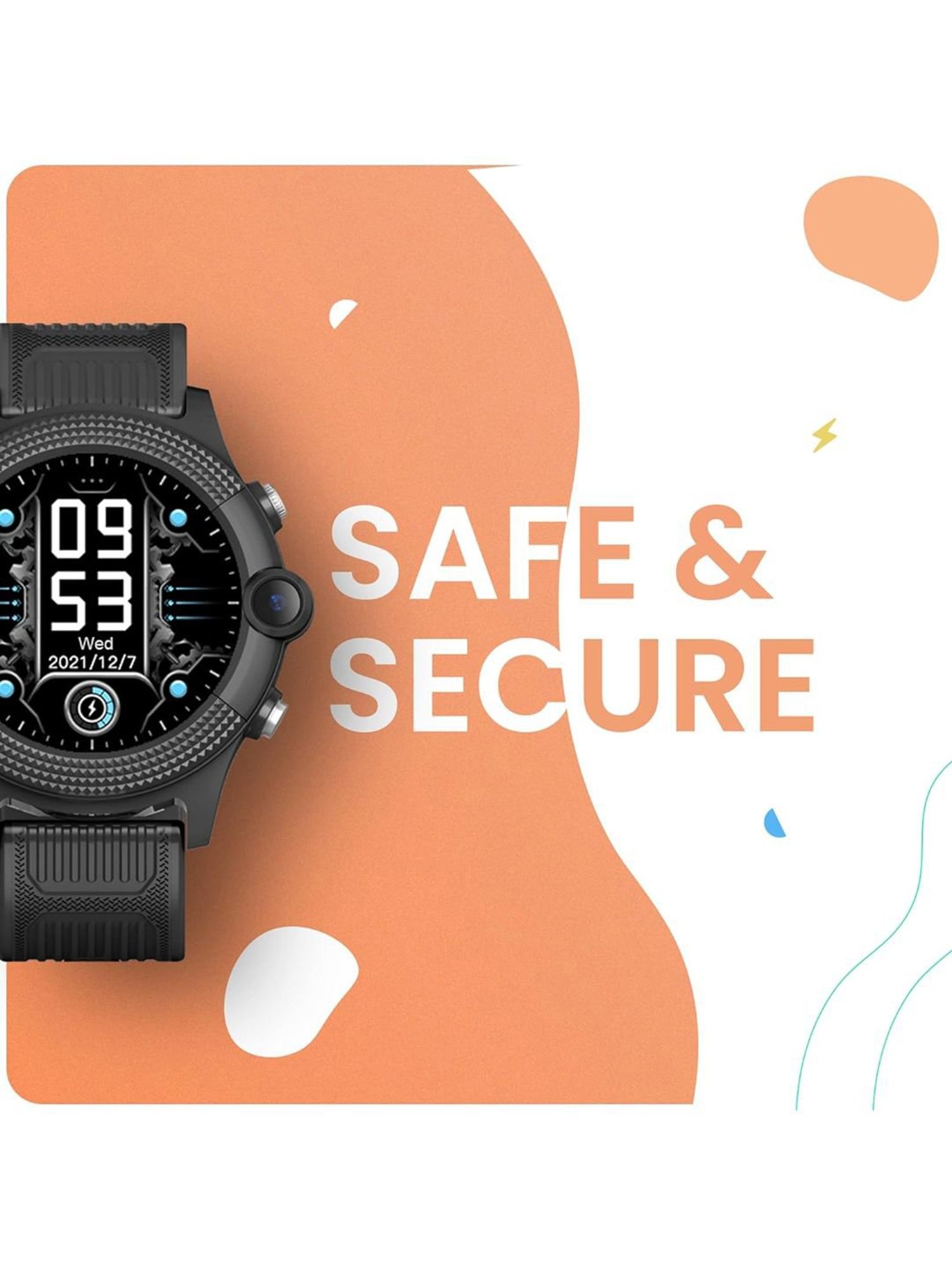 I Kall W1 Smartwatch (Black)