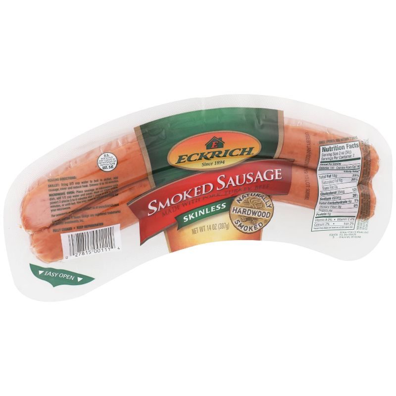 Eckrich Smoked Sausage Rope - 14oz