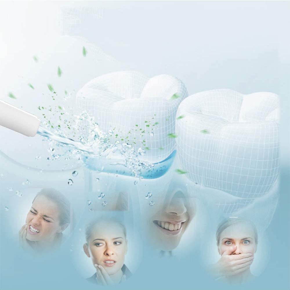 Cordless Water Flosser Professional Teeth Dental Oral Irrigator IPX7 Waterproof, 3 Modes 4 Jets Water Flosser Teeth Cleaner for Home and Travel