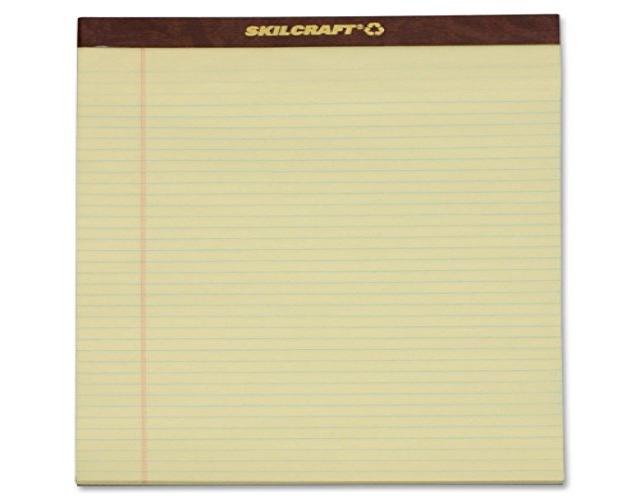 Legal Pads Perf Top Bound 8-1/2"x11-3/4" 50 Shts/Pad CA