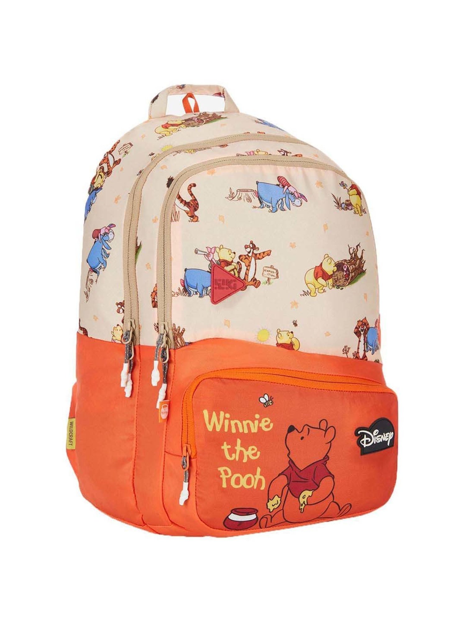 Wiki Wiki Champ_4 24 Ltrs Cream & Orange Medium Backpack
