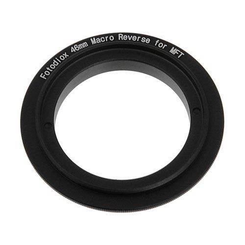 Fotodiox 46mm Filter Thread Macro Reverse Mount Adapter Ring for MFT Micro 4/3 Four Third Cameras Fits Olympus