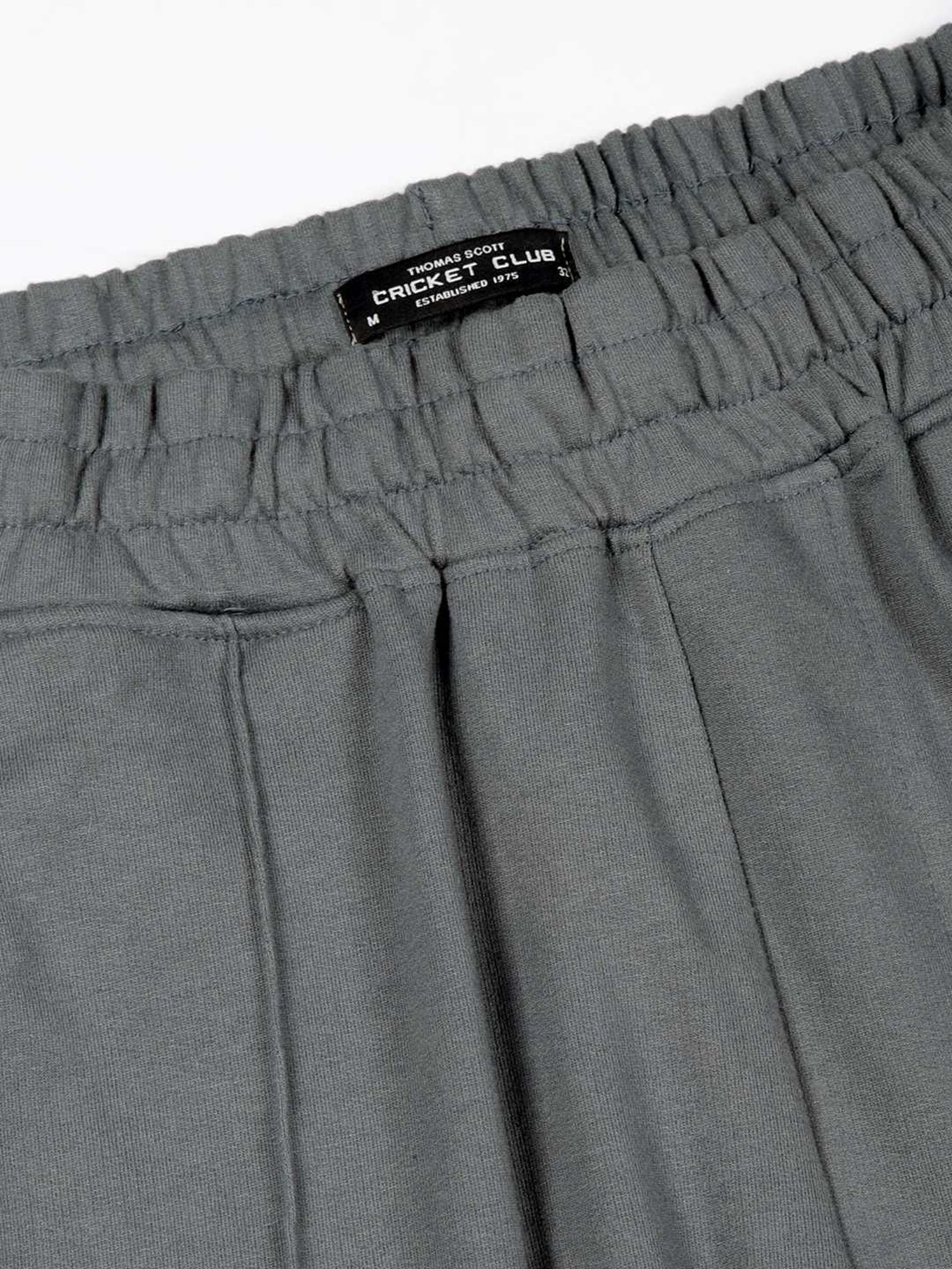 Thomas Scott Grey Straight Fit Texture Joggers