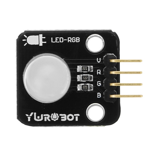 5Pcs Full Color LED Module 10mm Bright RGB Board Electronic Building Blocks