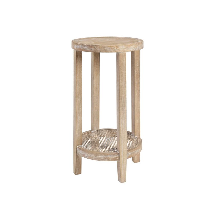 Harley Round Accent Table Wheat