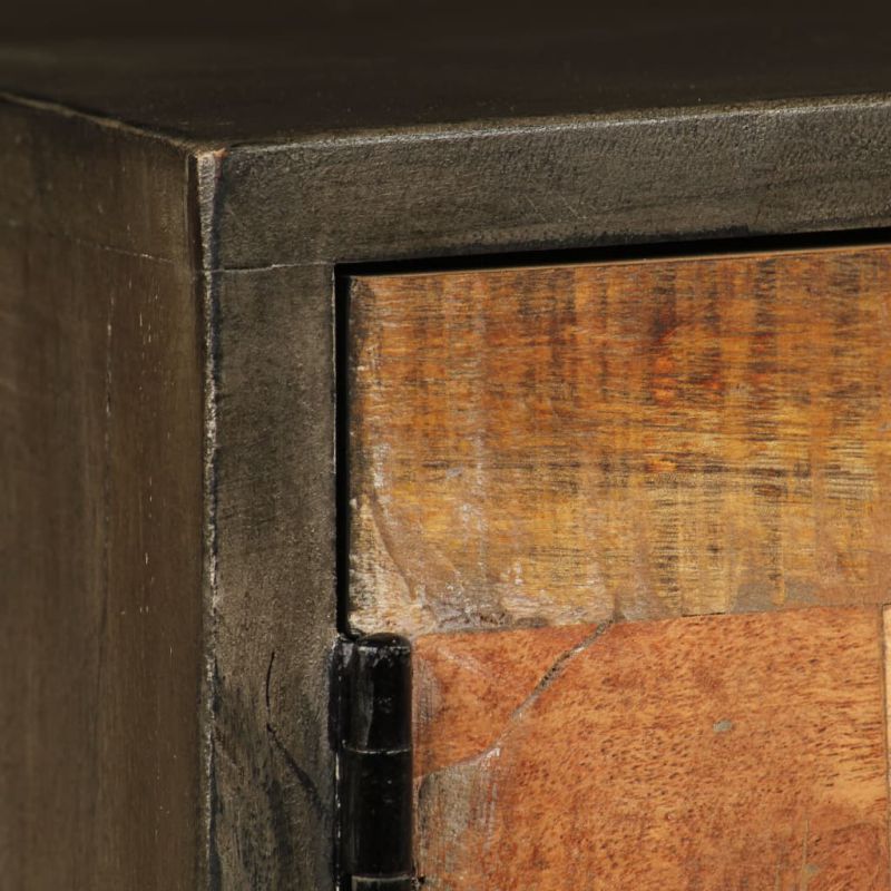 vidaXL Solid Mango Wood TV Cabinet Living Room Lowboard Sideboard Storage