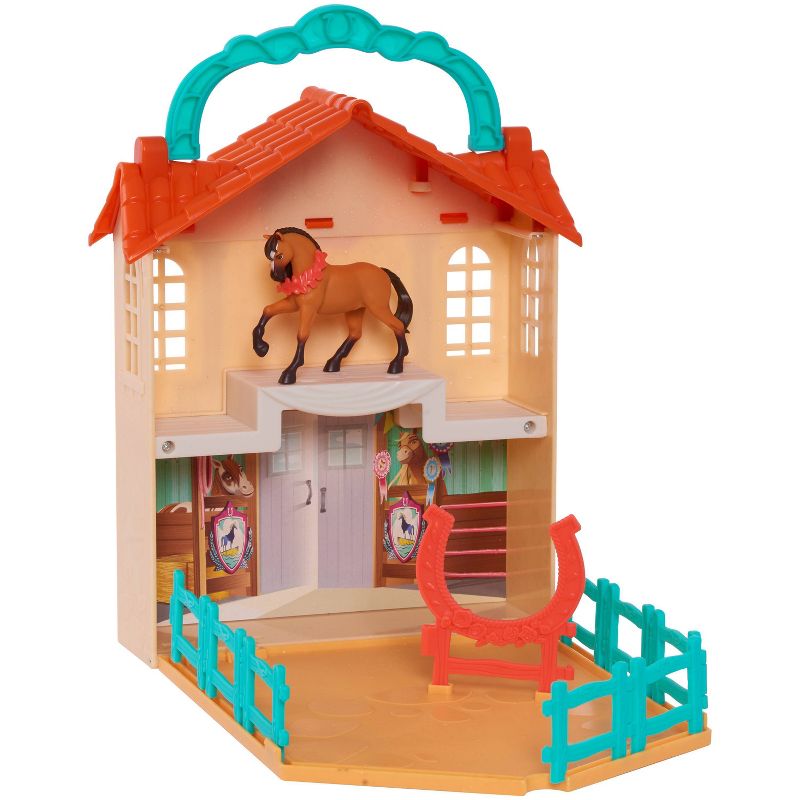 Spirit Riding Free Stow 'n Go Barn Playset