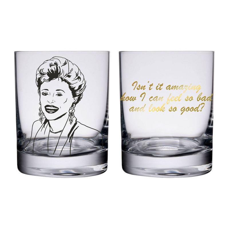 The Golden Girls 10oz 4pk Quotes Glasses Set