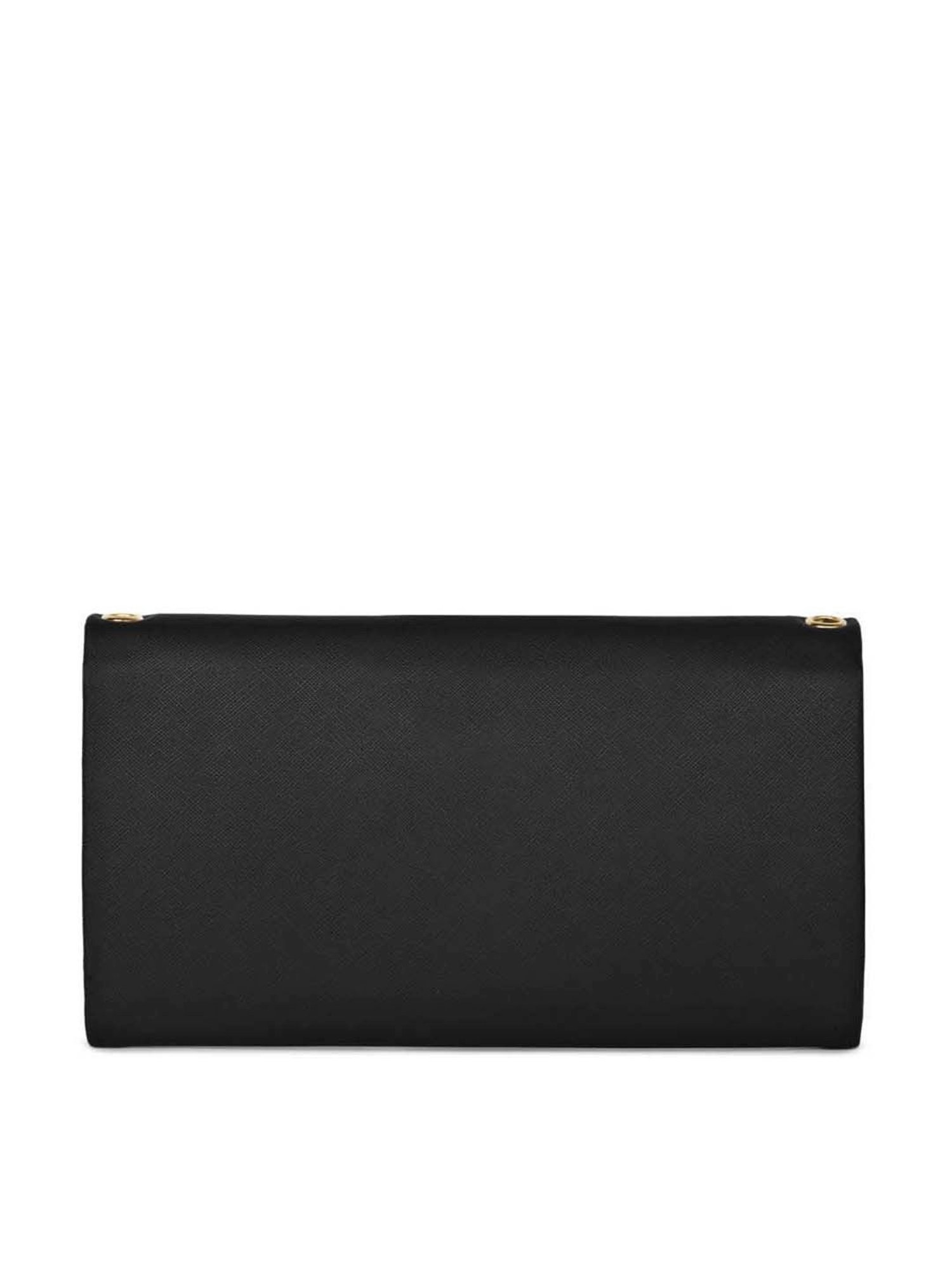 Lavie Black Solid Medium Sling Handbag