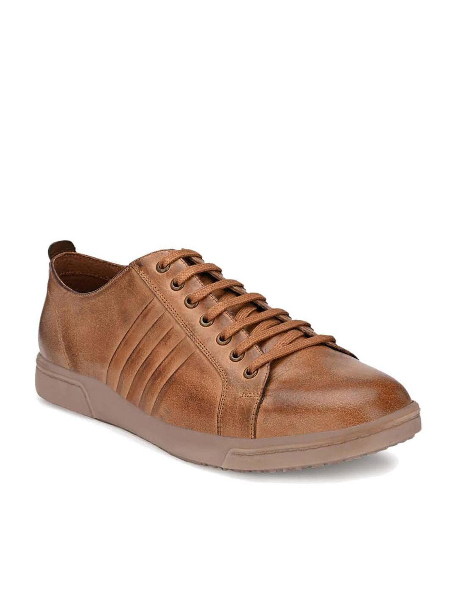 Carlo Romano Men's Tan Casual Sneakers