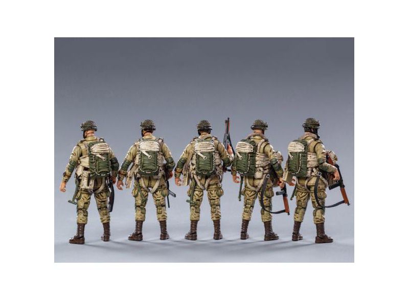 WWII US Army Airborne Division Set of 5 | Joy Toy Action figures