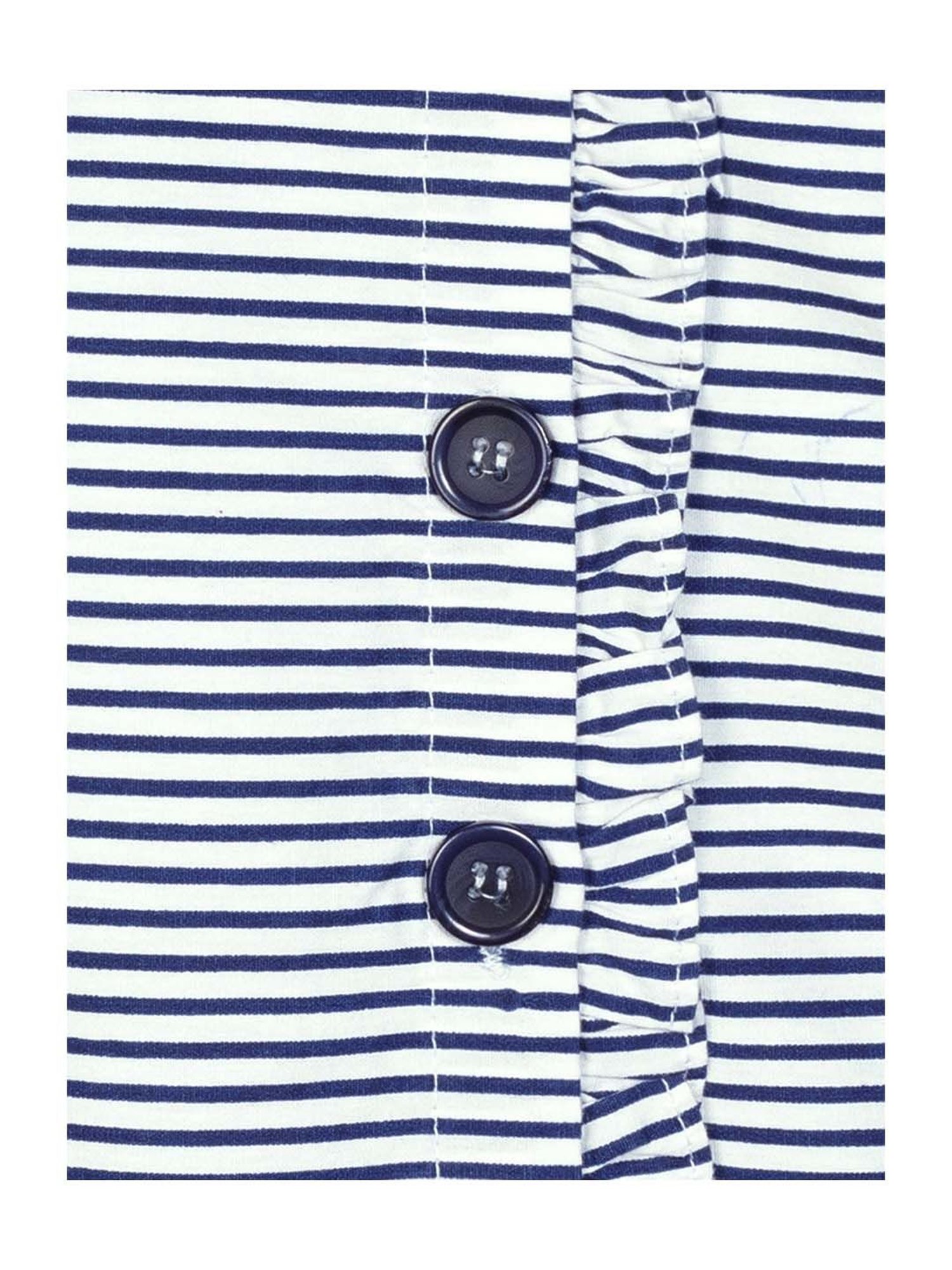 Budding Bees Kids Blue Cotton Striped Dress