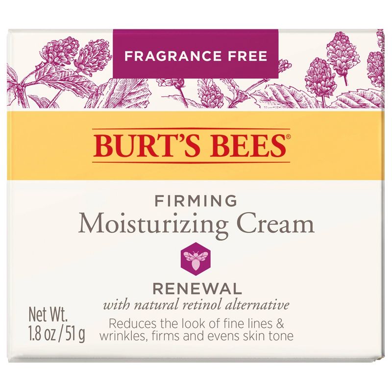 Burt's Bees Renewal Firming Moisturizing Cream - Unscented - 1.8oz