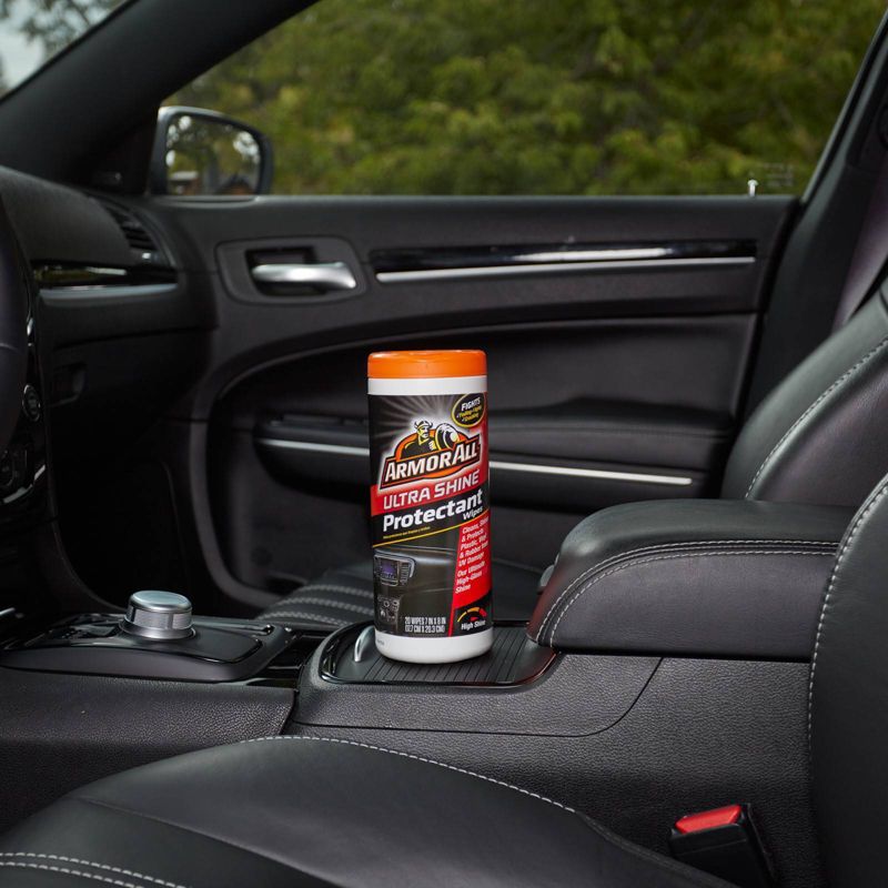 Armor All 20ct Ultra Shine Protectant Wipes Automotive Protector