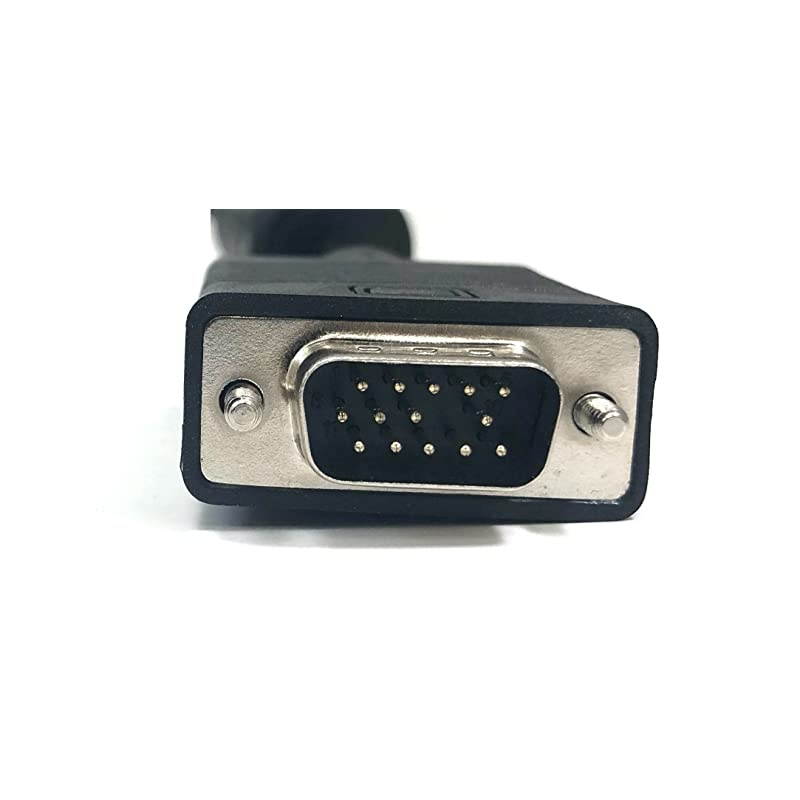 Connectors Inc 25 feet XSVGA Coaxial HD15 Male To Female Extension Cable Double Shield with Ferrites M05110GDS