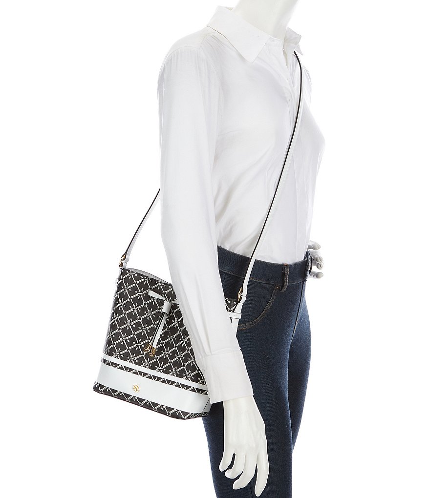 Lauren Ralph Lauren Heritage Debby Crossbody Drawstring Bag