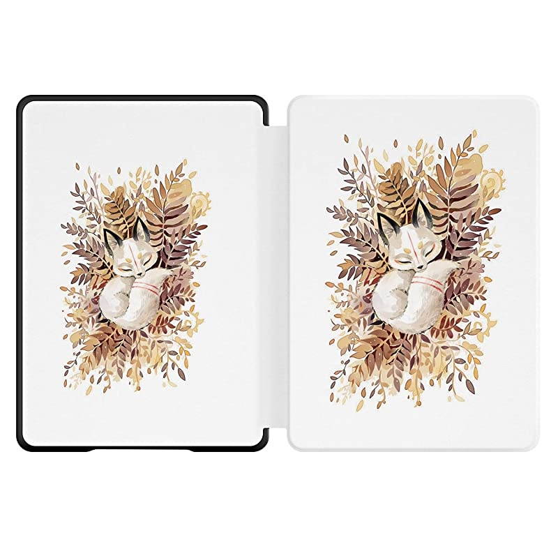 Case for AllNew Kindle10th Gen 2019 Release PU Leather Cover with Auto WakeSleepFits  AllNew Kindle 2019Will not fit Kindle Paperwhite or Kindle OasisThe Sleeping Fox