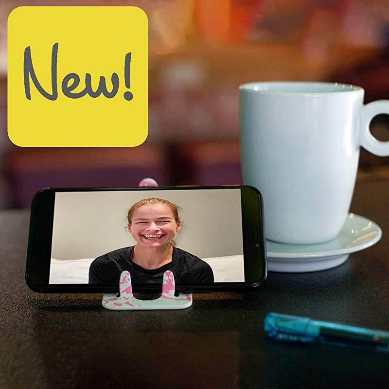 Mobile Phone Desk Stand Travel Portable Smart Phone Holder Pink Marble