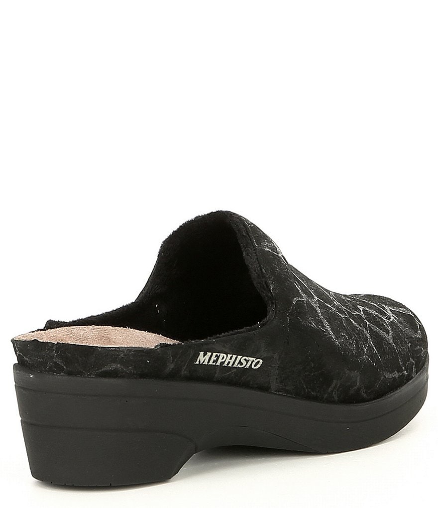 Mephisto Satty Suede Slip-On Clog