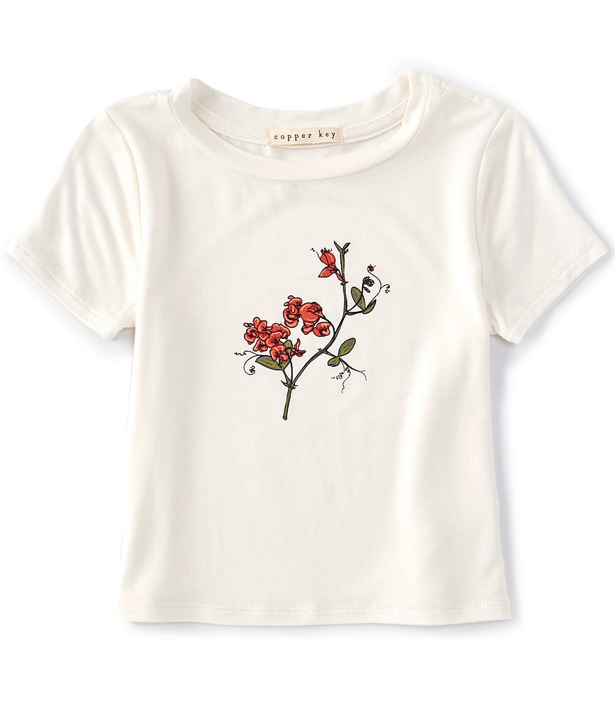 Copper Key Little Girls 2T-6X Sweet Pea Graphic Tee