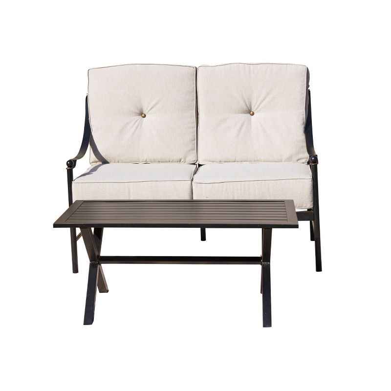 2pc Loveseat Patio Seating Set - Patio Festival