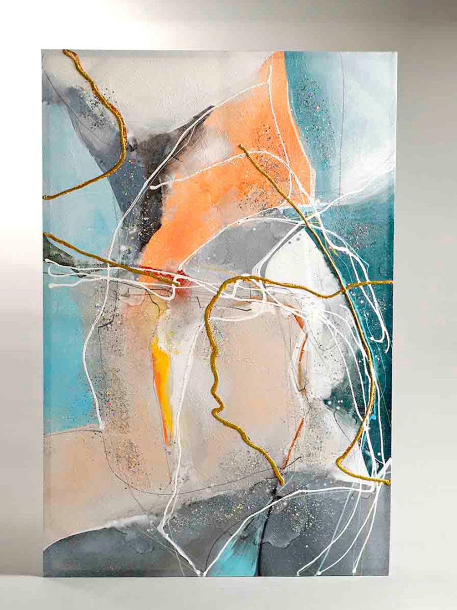 Home4U Heist Mulitcolor Canvas Wall Art