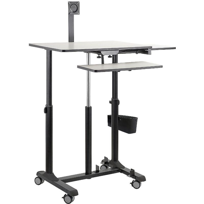 Oklahoma Sound EduTouch Pro 44.5"H Sit & Stand Cart, Gray Nebula (EDTCP) 