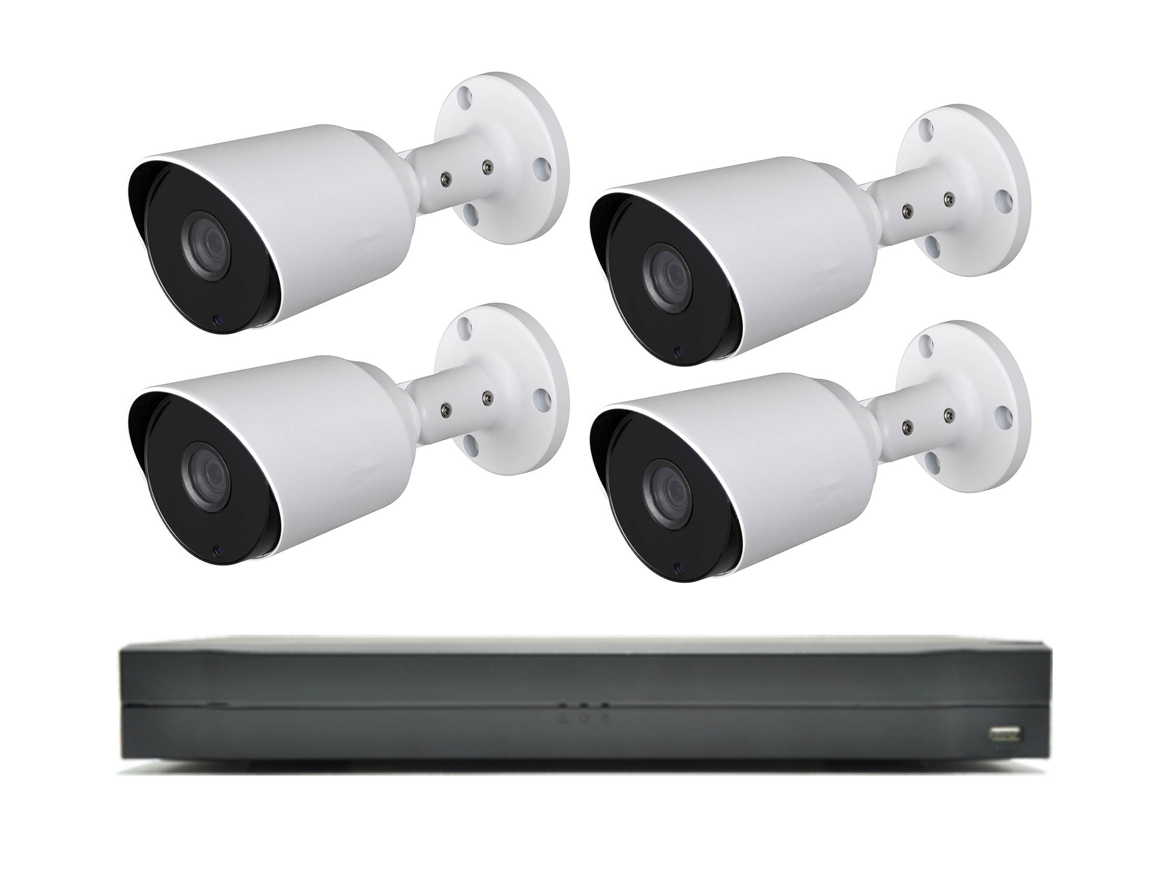 LaView Saturn Professional 4Ch DVR Surveillance System with 1TB HDD and 4x 4MP Bullet Security Cameras