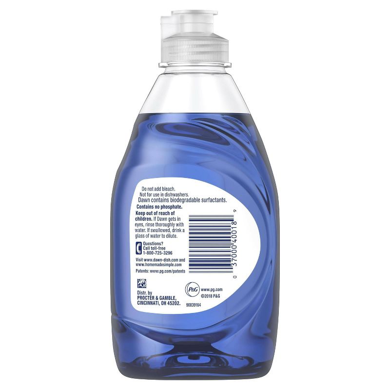 Dawn Platinum Dishwashing Liquid Dish Soap, Refreshing Rain Scent - 7 fl oz