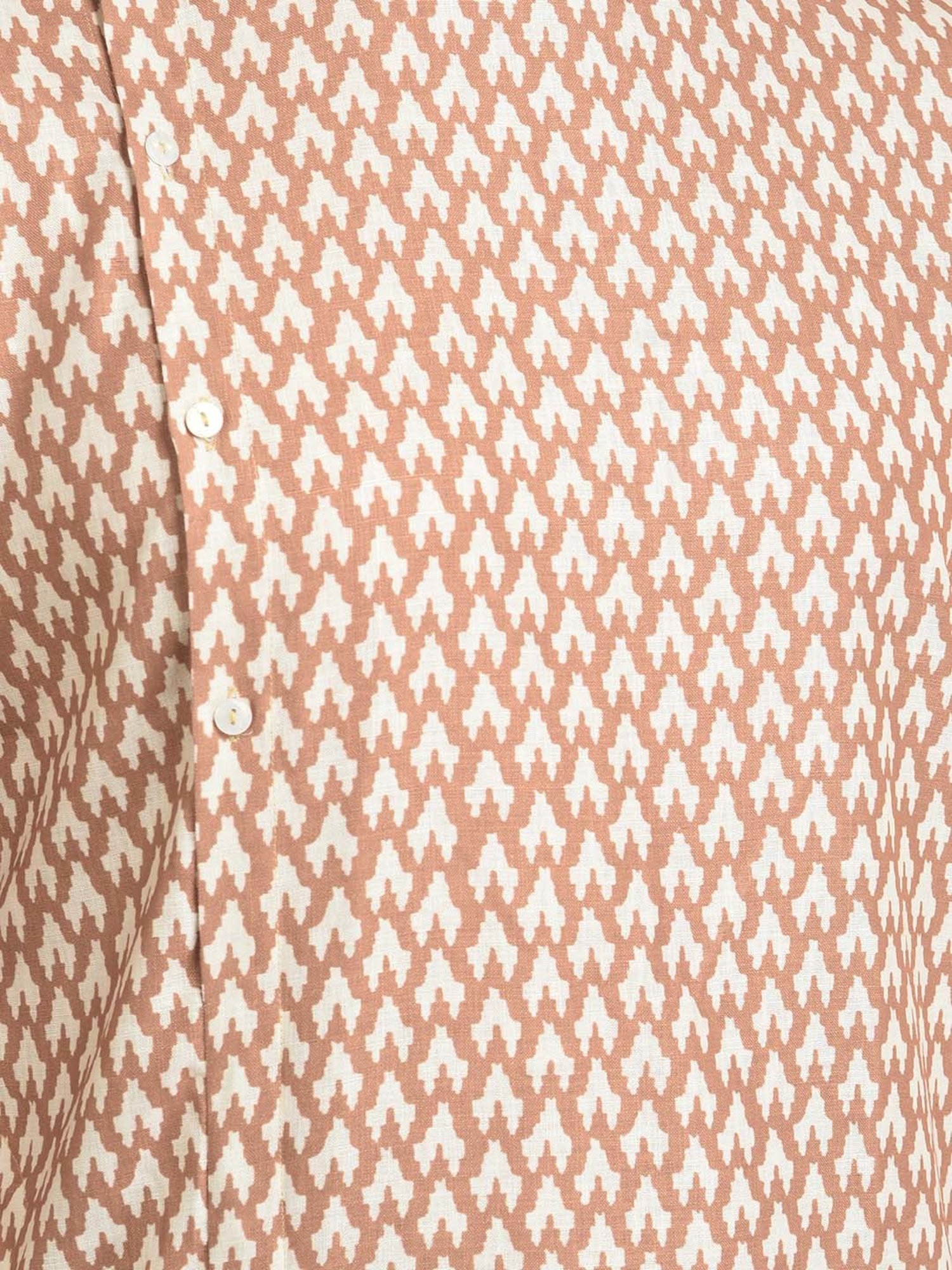 TABARD Mustard Regular Fit Print Kurta with Churidar Set