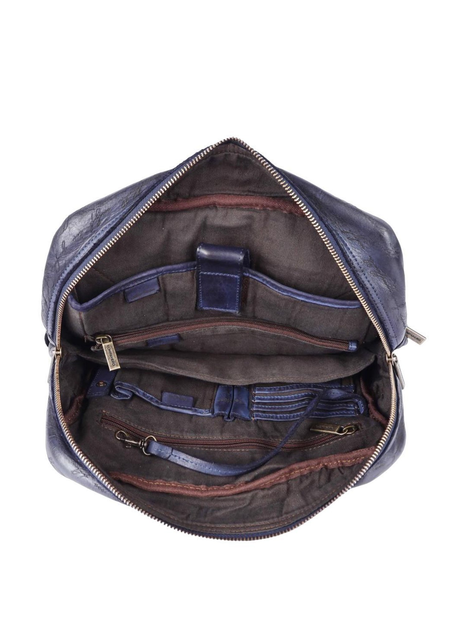 KOMPANERO Maverick Blue Printed Laptop Backpack