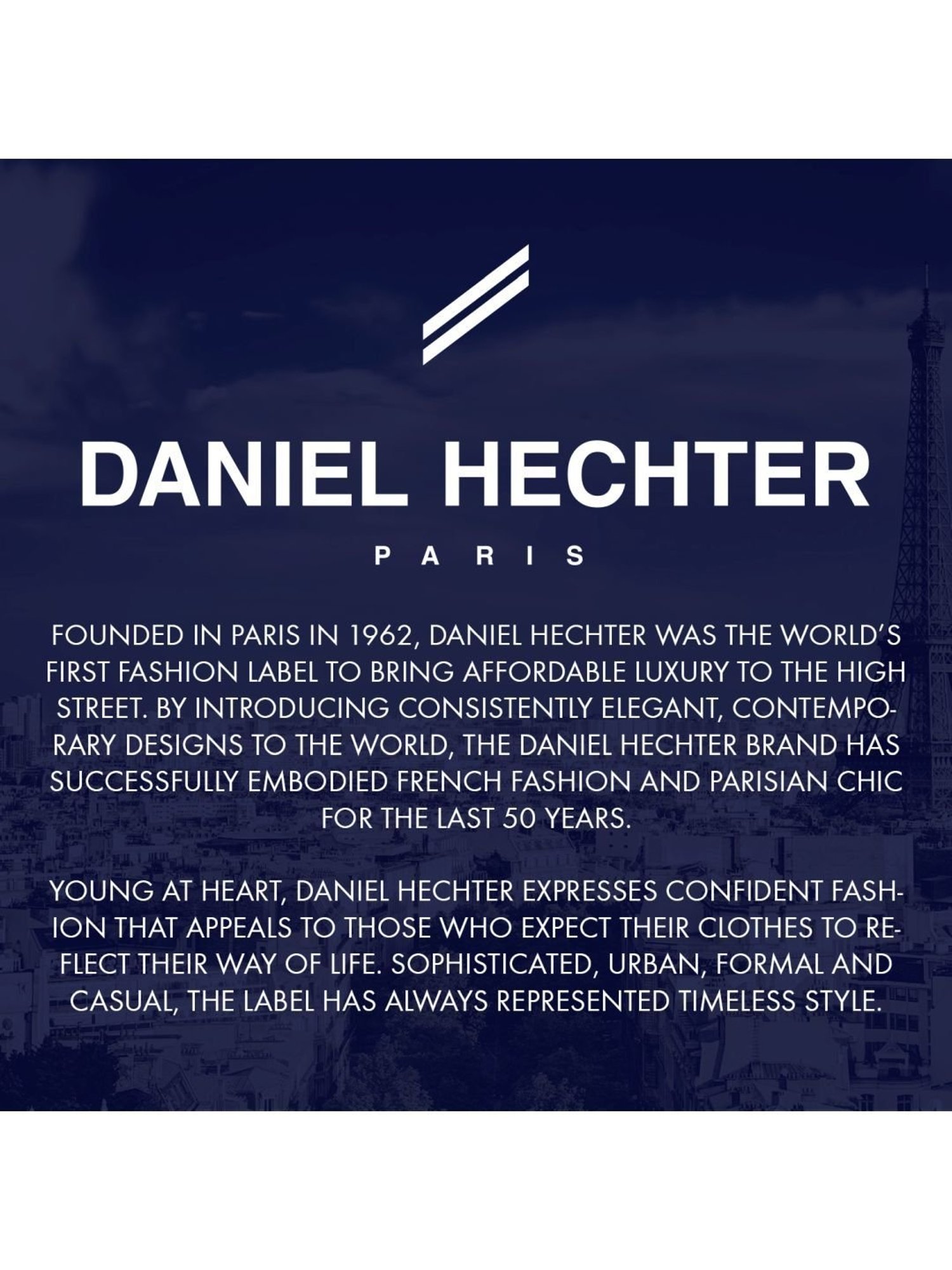 Daniel Hechter Auto Open & Close UV Protection Black Umbrella