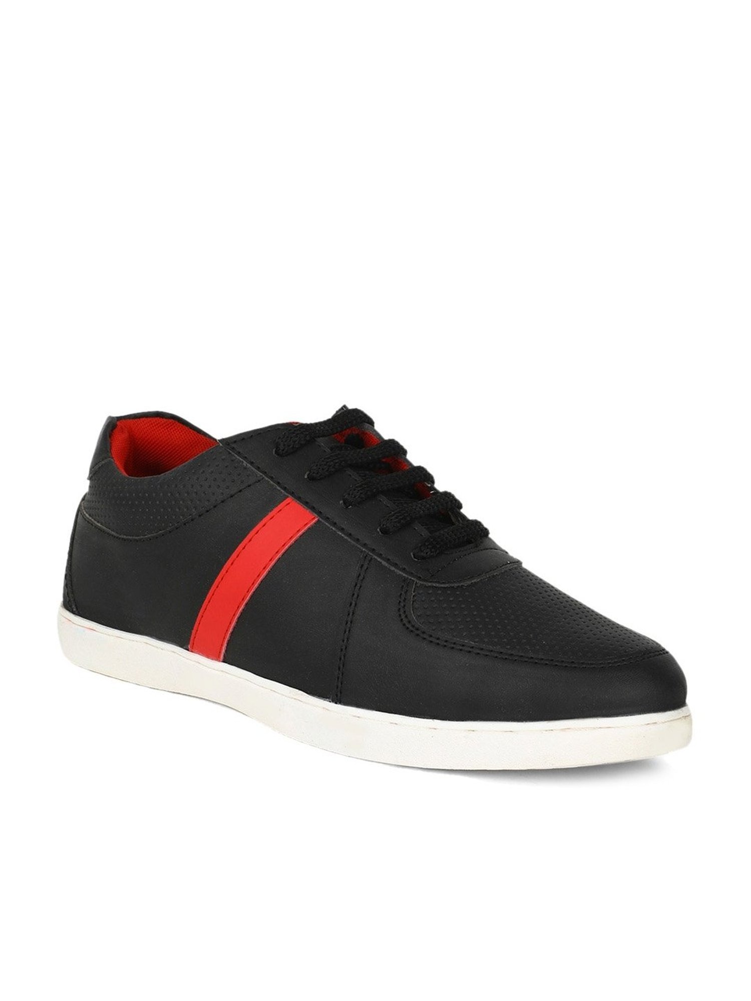 Lazard by Khadims Men's Black Casual Sneakers