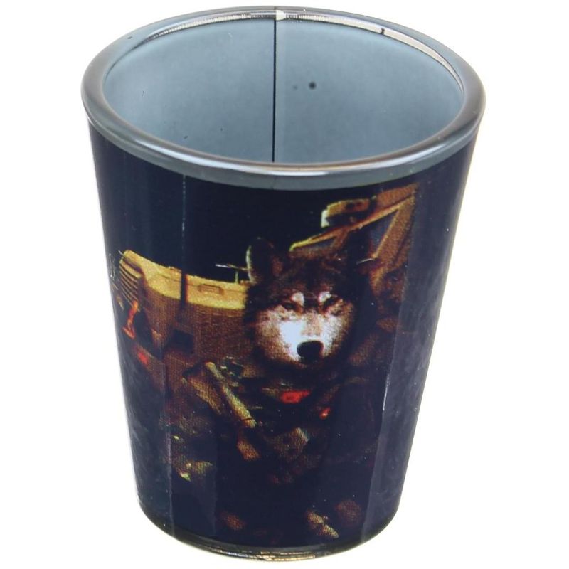 Just Funky JTAC Lone Wolf 2oz Shot Glass